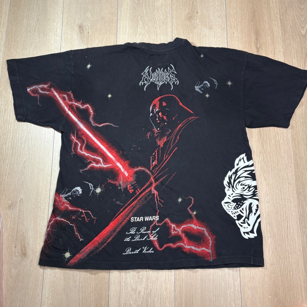 Darc Sport Star Wars Darth Vader T-Shirt Black Men Large Power of the Dark Side